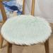 Sweet Home Collection Faux Fur Outdoor Chair Pad 16" W x 16" D Polyester in Gray/Green | 16 W x 16 D in | Wayfair FUR-PAD-MNT-2PK