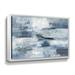 Latitude Run® 'Clear Water Indigo & Gray' - Painting Print Metal in Blue/Gray | 32 H x 48 W x 2 D in | Wayfair 1A0B5217CA874F76961728F054F13C9C