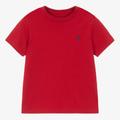 Ralph Lauren Boys Red Cotton Logo T-Shirt