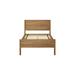 Lark Manor™ Aileana Solid Wood Panel Bed Wood in Brown | 37.5 H x 41 W x 75 D in | Wayfair C98C4D40057D4C71BFFF16F511F826E8