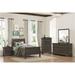 Red Barrel Studio® Youth Sleigh Bedroom Set Twin 3 Piece: Bed, Dresser, Mirror Wood in Black | 52 H x 43 W x 79 D in | Wayfair