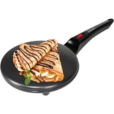 Crêpes Maker 800 Watt Antihaftbeschichtung Cool-Touch-Griff Automatische Temperaturkontrolle 20 cm