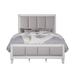 Wildon Home® Debose King Tufted Platform Bed Upholstered/Linen in Brown/Gray | 62 H x 81 W x 88 D in | Wayfair 99051412EA244BA98849C1B4EABF3BC8