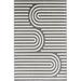 White 36 x 24 x 0.28 in Area Rug - Orren Ellis Henrikki Geometric Machine Tufted Indoor/Outdoor Area Rug in Gray | 36 H x 24 W x 0.28 D in | Wayfair