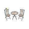 Set Renoir Ambra Garden tavolo Ø60cm + 2 sedie pieghevoli