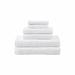 Laura Ashley Banton Cotton Solid White 6 Piece Towel Set - 6 Piece