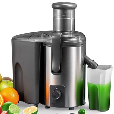 800W 3'' Wide Mouth Juice Extractor,Sliver
