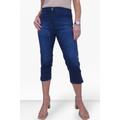 Stretch Denim Cropped Jeans