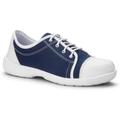 S24 - Chaussure de sécurité basse S1P src fashion pour femme blanc/bleu marine P41 LOANE-MARINE-41