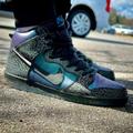 Nike Shoes | #Nike #Sb Dunk High "Black Hornet" | Color: Black/Purple | Size: 13