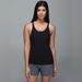 Lululemon Athletica Tops | Lululemon Women’s All Sport Support Tank Black / Multicolor Tank Top Size 8 | Color: Black/Pink | Size: 8