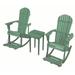 Rosecliff Heights Outdoor Boonsboro Rocking Solid Wood Chair in Green | 36 H x 28 W x 40 D in | Wayfair 1D7852439DE740E6BB1A19A8CD0D34DB