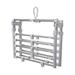 Rebrilliant Clothes Folding Drying Rack Metal/Steel in Gray | 14.92 H x 4.13 W x 14.57 D in | Wayfair 6ED456C94F2B49E29D496A271353F3BE