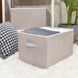 Breakwater Bay Fabric Storage Bin Set Fabric in Gray | 10.39 H x 17 W x 12.01 D in | Wayfair 6EDF18832CFB459CA913431E251637FE