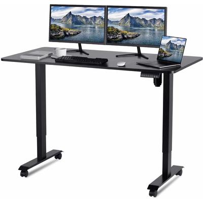 Devoko - Höhenverstellbarer Schreibtisch (160x80 cm) - Schreibtisch Höhenverstellbar Elektrisch Image