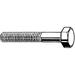 ZORO SELECT B04100.050.0200 Grade 8, 1/2"-13 Hex Head Cap Screw, Black Oxide