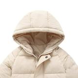Aayomet Coat For BoysWinter Coat - Insulated Quilted Bubble Puffer Windbreaker Parka Jacket Red 2-3 Years