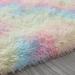 Shop Clearance! Soft Room Rugs - Fluffy Bedroom Rugs Shaggy Geometric Design Area Rug For Girls Kids Room Kids Living Room Home Decor Floor Carpet