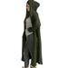 Wendunide Deals 2023 Cardigan Sweaters for Women Jackets for Women Cardigan for Women Women Casual Winter Solid Knitted Loose Hooded Long Cardigan Sweater Pocket Coat Womens Cardigan Green M