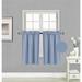 1 PAIR Kitchen Rod Pocket Silk Window Tier Curtain Lined Blackout 30 X 36 RS5