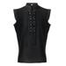 Men Medieval Costume Vintage Sleeveless Short Vest Retro Cosplay Costume T-shirt