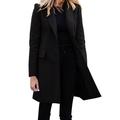 wendunide coats for women Women Casual Light Weight Thin Jacket Slim Coat Long Sleeve Blazer Office Business Coats Jacket Womens Blazers Black S