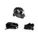 ProForce 5 Piece Sparring Gear Combo Set BLACK with Full head face mask