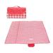 Gingham Picnic Blanket Camping Mat Outdoor Picnic Mat 59 x79 Waterproof Sandproof Beach Blanket Foldable Travel Blanket Portable Handy Mat