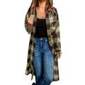 Workouts Shirts for Women Womens Button down Boyfriend Shirt Women s Flannel Plaid Light Weight Thin Long Jacket Shirts Coat Raglan Long Sleeve Button Down Women Motivational Shirt Women Medium Shirts