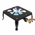 Portable Camp Stove Single/Double Burner Iron Propane Gas LPG Outdoor BBQ Cooker