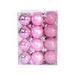 Aousin 24pcs/box Christmas Balls 3cm Hanging Shopping Mall Ceiling Ornament (K)