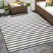 Mark&Day Outdoor Area Rugs 8x10 Alize Cottage Indoor/Outdoor Black Area Rug (7 10 x 10 2 )