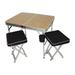 Oasis Raptor Table and Two Padded Chairs Combo - Heavy Duty Lightweight Suitcase Style Design Made Of Military Grade Aluminum