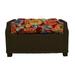 RSH Dcor Indoor Outdoor Single Tufted Ottoman Replacement Cushion **Cushion Only** 21 x 17 Colsen Berry