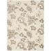 Nourison Aloha Floral Farmhouse Indoor/Outdoor Area Rug - 5 x 8 ft. Beige