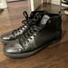 Louis Vuitton Shoes | Louis Vuitton,Pre-Owned Trainer Sneaker Boot High Leather High Trainers In Black | Color: Black | Size: 9.5