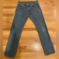 Levi's Jeans | Levi’s 501 Button Fly Medium Wash Stonewash Straight Leg Jeans Denim 34x34 | Color: Blue | Size: 34