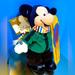 Disney Toys | Disney Exclusive Vtg 1990s Snow Board Mickey Mouse Retired Bean Bag Plush W/Tag | Color: Green/Yellow | Size: 8”