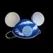 Disney Accessories | New 2008 Disneyland Mickey Mouse Ears | Color: Blue/White | Size: Os