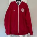 Adidas Jackets & Coats | Indiana University Team Jacket Like New! | Color: Red/White | Size: L