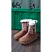 Michael Kors Shoes | Michael Kors Yancy Faux Fur Suede Mk Logo Brown Boots Girl 6 | Color: Brown | Size: 6bb