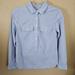 J. Crew Tops | J.Crew Blue Chambray Oxford Popover 1/2 Button Down Blouse Top~Size 00 | Color: Blue/White | Size: 00