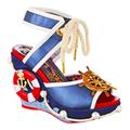 Irregular Choice Gulls and Buoys 3.5 Womens Shoes Blue