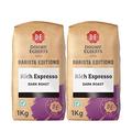 Douwe Egberts Barista Editions Coffee Beans Rich Espresso Dark Roast 1kg x 2 Bags of 100% Arabica Whole Bean Coffee