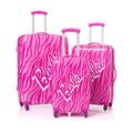 Barbie Suitcase for All Ages | Pink Small, Medium Or Large Options Luggage Bag with Extendable Handle | Doll Logo Hard Cover Carry On Trolley Cabin Case | Fun Travel Accessory Gift for Kids & Adults