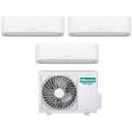 Hisense - trial split inverter air conditioner series hi-comfort 9+9+9 avec 3amw62u4rfa r-32 wi-fi