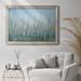 Red Barrel Studio® Tall Grass II - Picture Frame Print on Canvas in Blue/Green/White | 21 H x 25 W x 2.5 D in | Wayfair