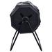 F4 Outdoor 43-Gallon Compost Bin Tumbler Home Garden Composter Plastic in Black | 37 H x 26 W x 29 D in | Wayfair GWBCP849522041