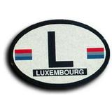 Luxembourg Oval Decal