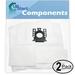 4 Replacement for Miele Exquisit N Vacuum Bags with 4 Micro Filters - Compatible with Miele Type GN Vacuum Bags (2-Pack 2 Bags Per Pack)